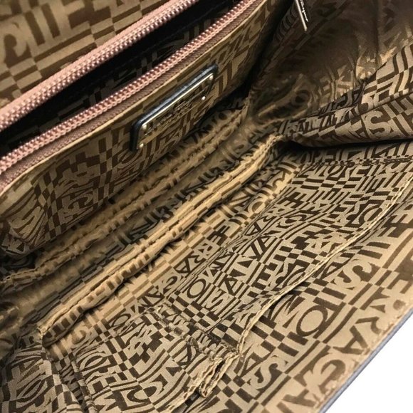 SALVATORE FERRAGAMO Gancini Shoulder Hand Bag 2way bag Black Leather - Picture 4 of 16